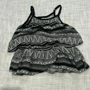 DKNY girls ruffle tank size 6